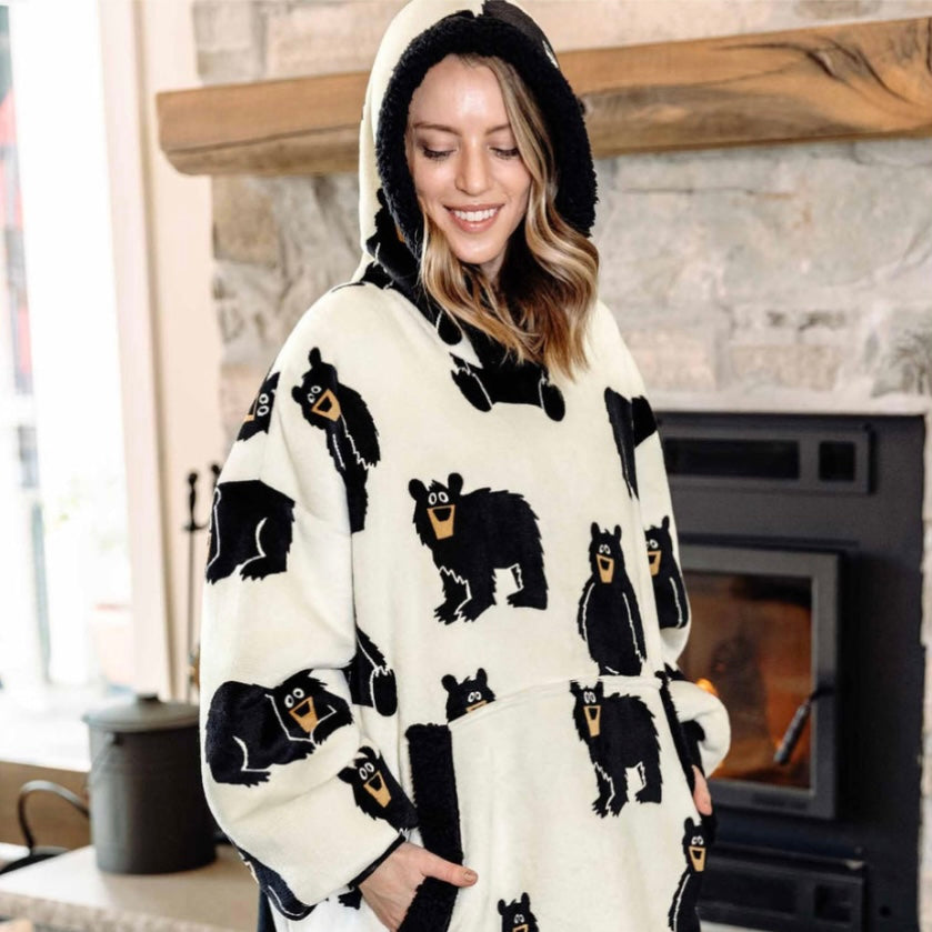 Family Bear Blanket Hoodie