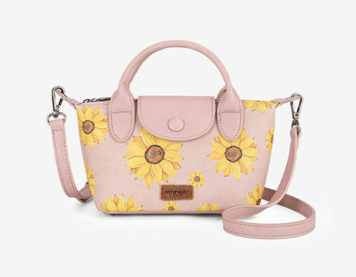Wrangler Sunflower Print Mini Crossbody Bag