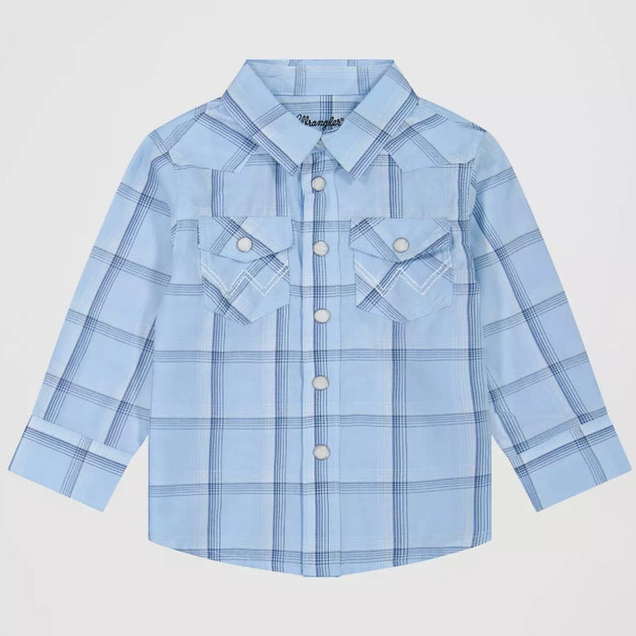 Little Boy’s Long Sleeve Snap Shirt