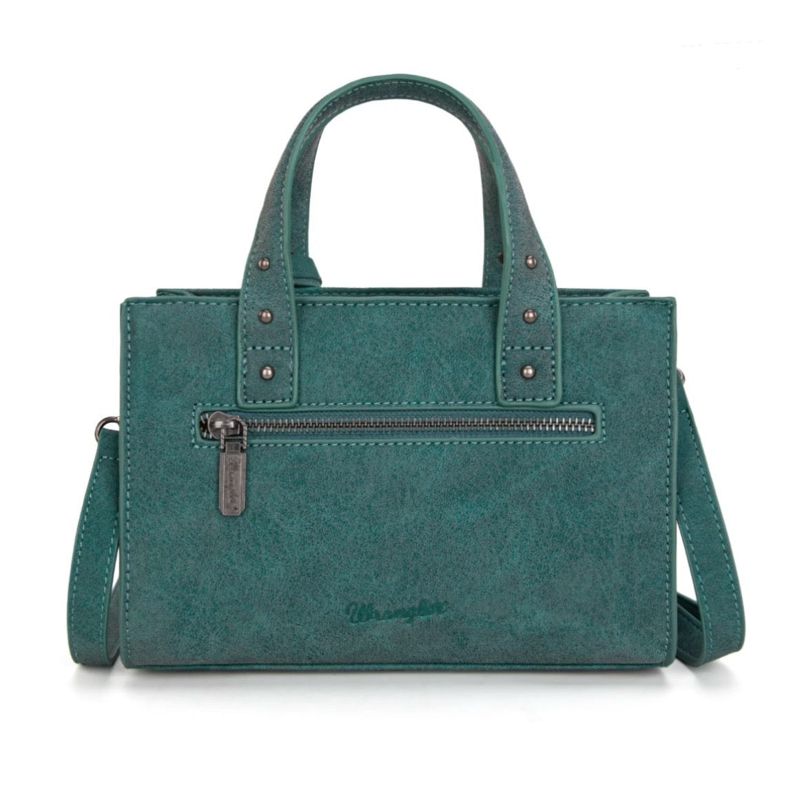 Wrangler Western Tooled Tote Crossbody