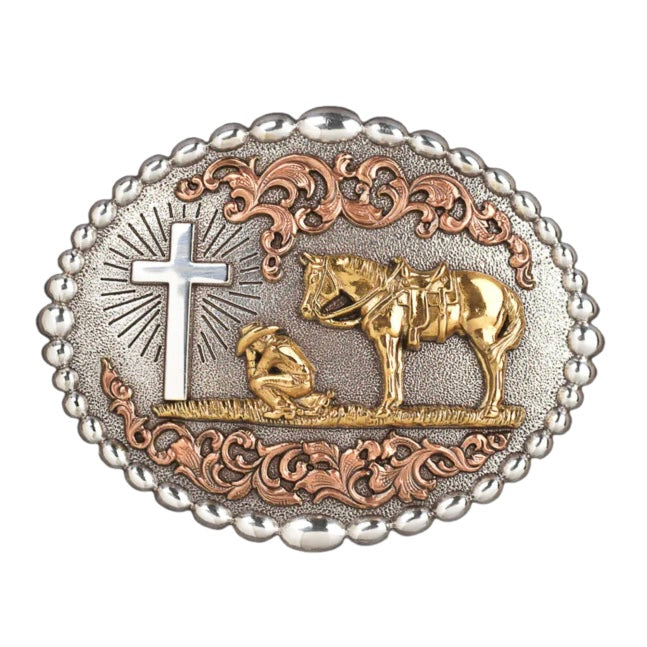 Men's Praying Cowboy Buckle