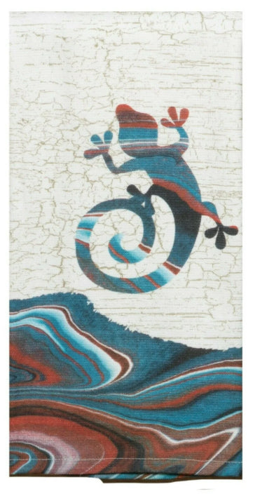 Southwest Vistas Gecko Duel Purpose Terry Towel
