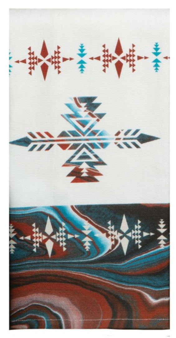 Southwest Pattern Duel Purpose Terry Towel