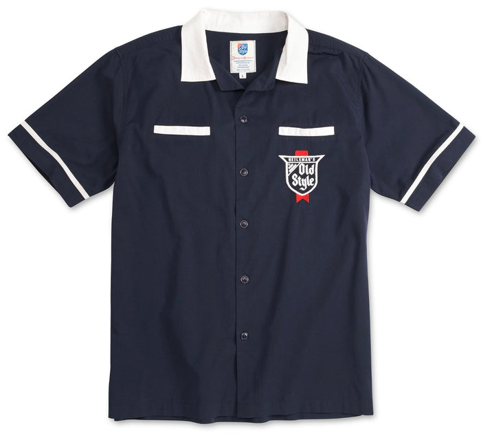 Lebowski Button Up Short Sleeve Shirt Old Style