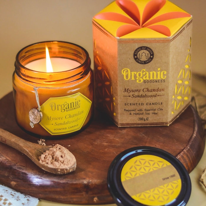 Organic Goodness Sandalwood Candle