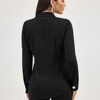 Women's Slim Concho Button Shirt