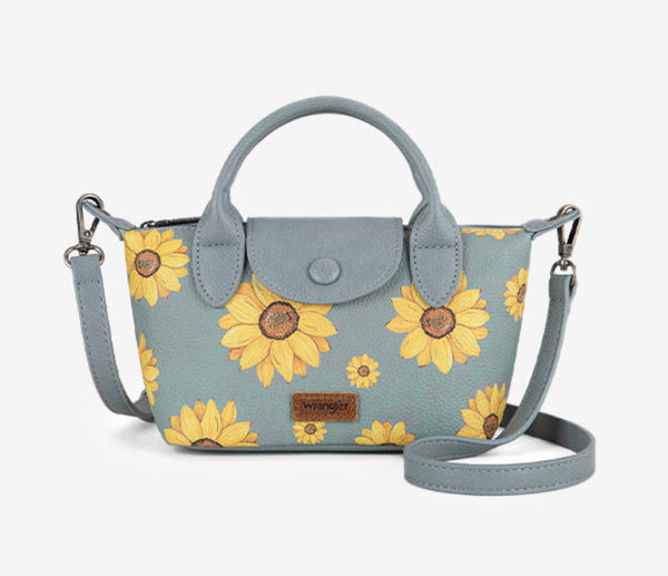Wrangler Sunflower Print Mini Crossbody Bag