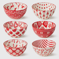Peppermint Candy Christmas Bowl