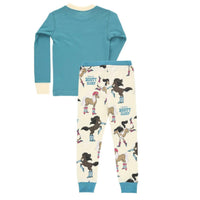 Lazy One ‘I NEED MY BOOTY SLEEP’ Kid's Long Sleeve PJ Set