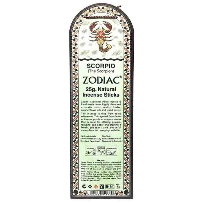 Cedarwood Scorpio Incense 25g