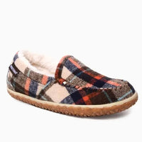 Tempe Brown Autumn Plaid Minnetonka Moccasin