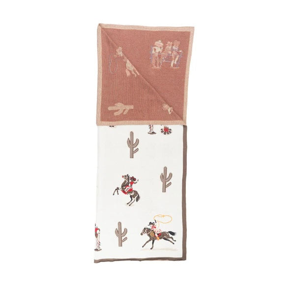 Myra Wild West Legends Throw Blanket