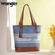 Wrangler Embroidered Canvas Tote Bag