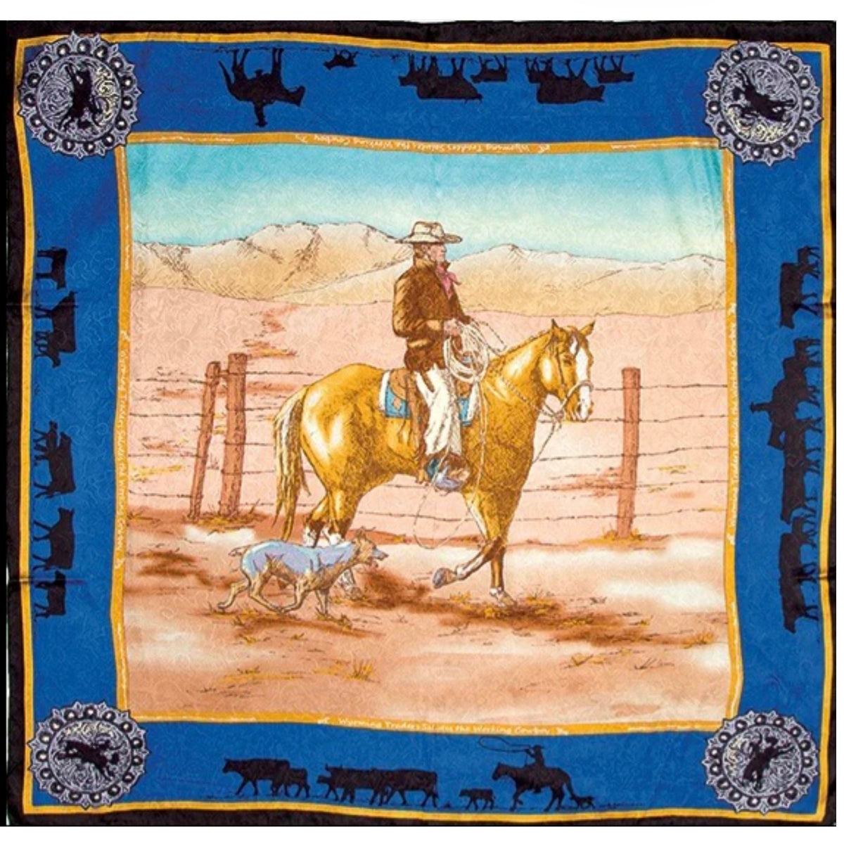 Anniversary Royal Silk Scarf