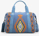 Wrangler Aztec Knitted Trolley Sleeve Duffel Bag