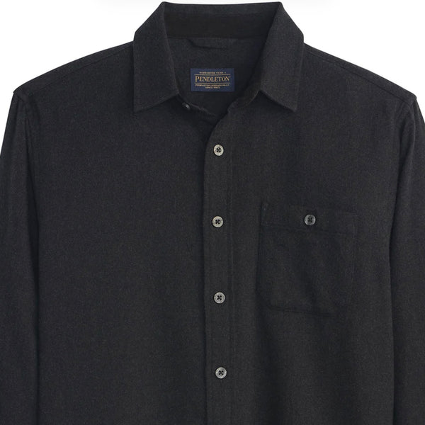 Pendleton Fremont Flannel Shirt Charcoal Heather