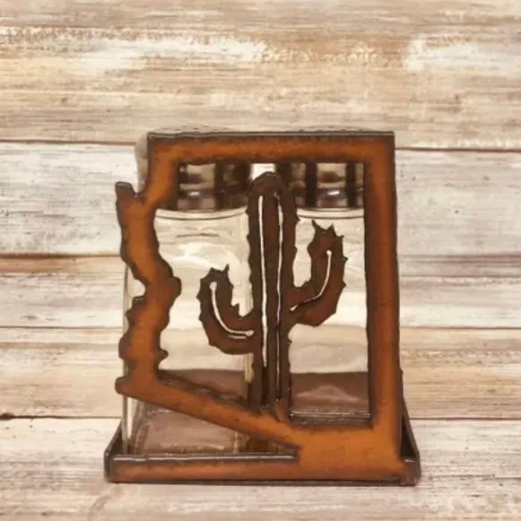 Arizona Made Metal Salt and Pepper Shakers