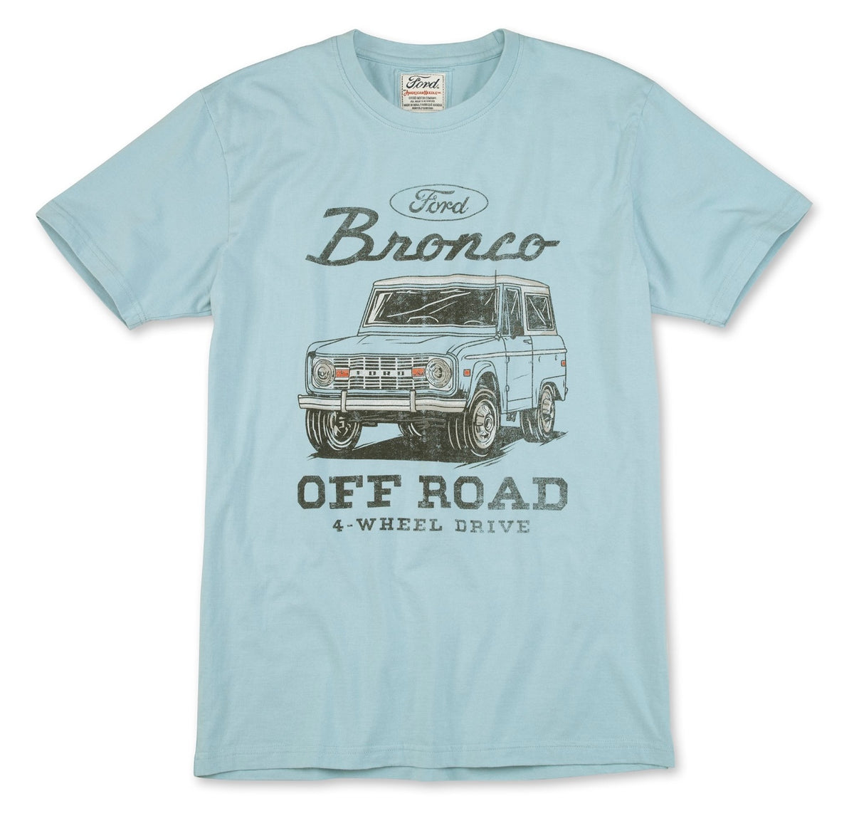 Ford Bronco Off Road Vintage Fade T-Shirt
