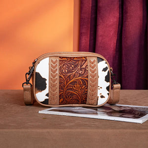 MONTANA WEST TOOLED WHIPSTITCH CROSSBODY BAG