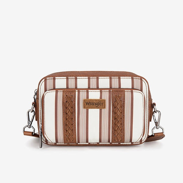 Wrangler Striped Crossbody Purse