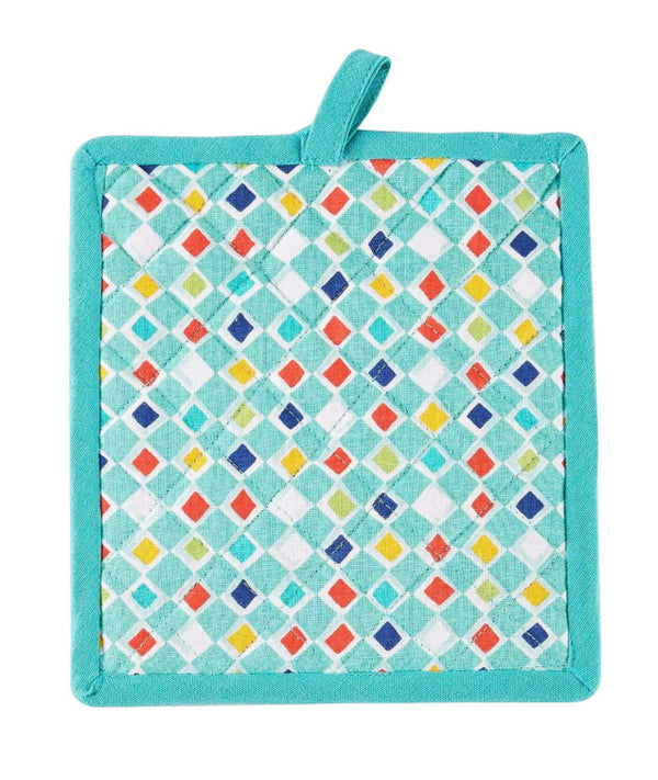 Cactus Garden Embroidered Pocket Mitt