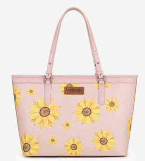 Wrangler Sunflower Print Wide Tote Bag