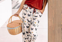 Lazy One Rise & Shine Women's Regular Fit Chicken PJ Pant