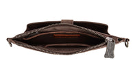 Trinity Ranch Floral Aztec Tooled Collection Clutch/Crossbody