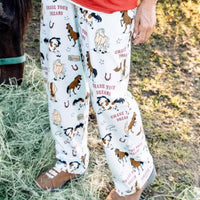 Lazy One Chase Your Dreams Horse PJ Pant