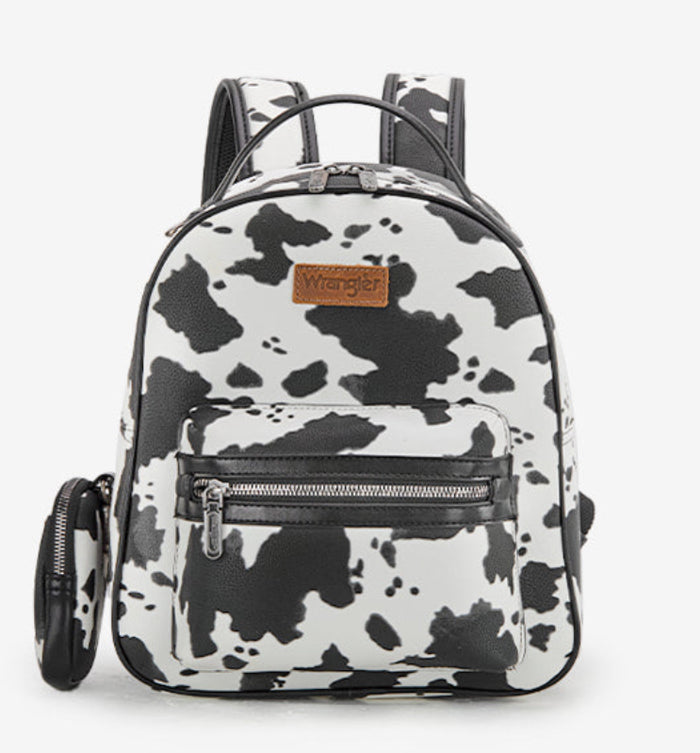 Wrangler Cow Print Backpack