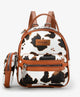 Wrangler Cow Print Mini Backpack