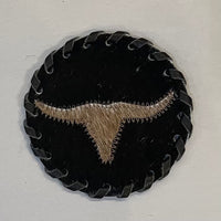 Braided Cowhide Coaster