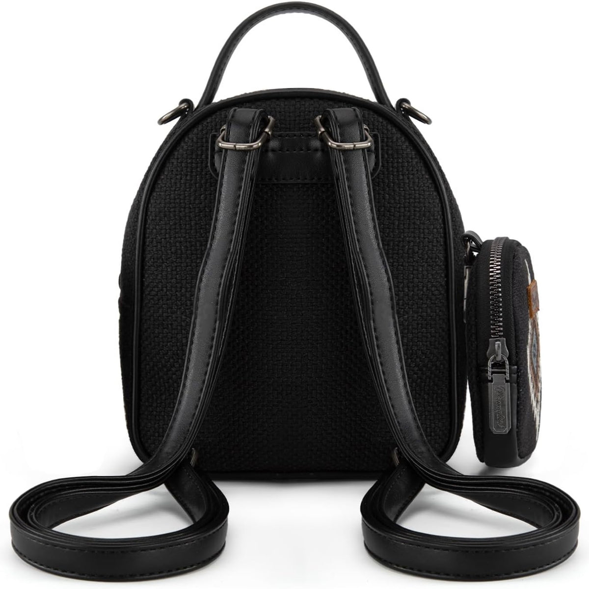 Wrangler Ladies Southwestern Knitted With Coin Pouch Mini Backpack