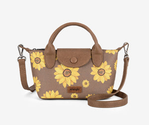 Wrangler Sunflower Print Mini Crossbody Bag