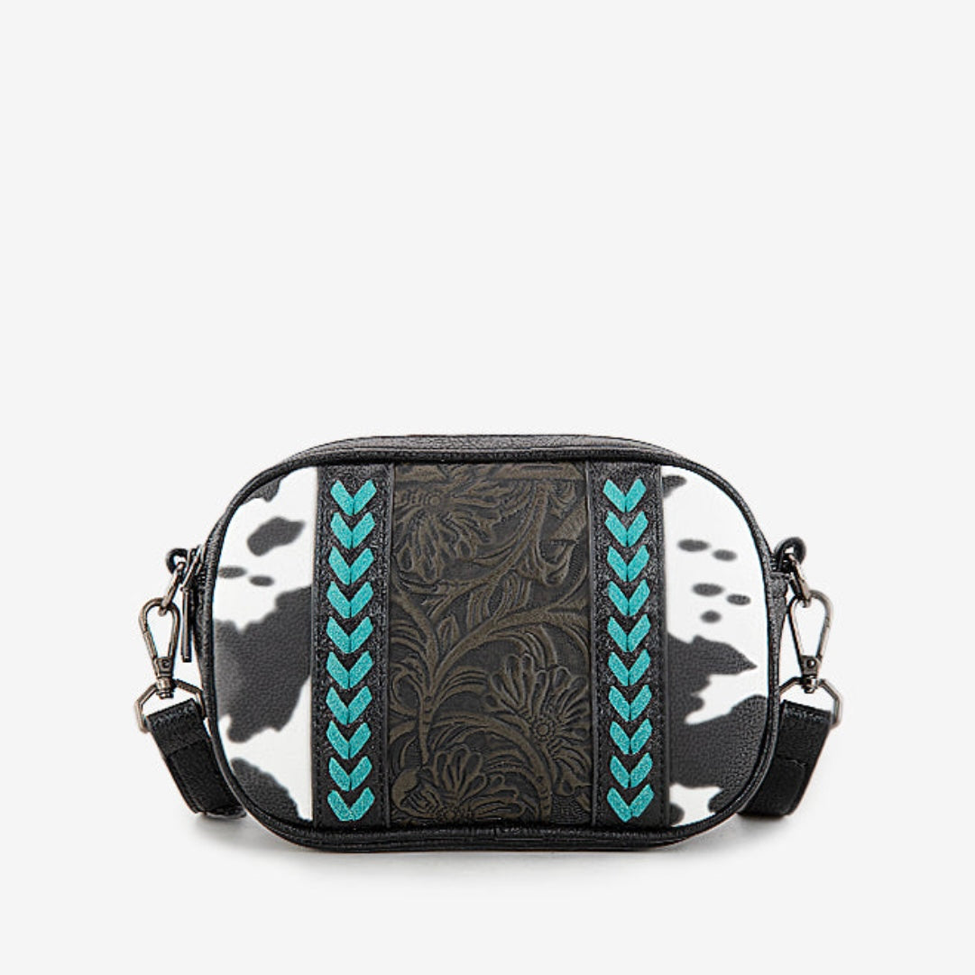 MONTANA WEST TOOLED WHIPSTITCH CROSSBODY BAG