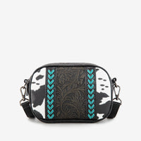 MONTANA WEST TOOLED WHIPSTITCH CROSSBODY BAG