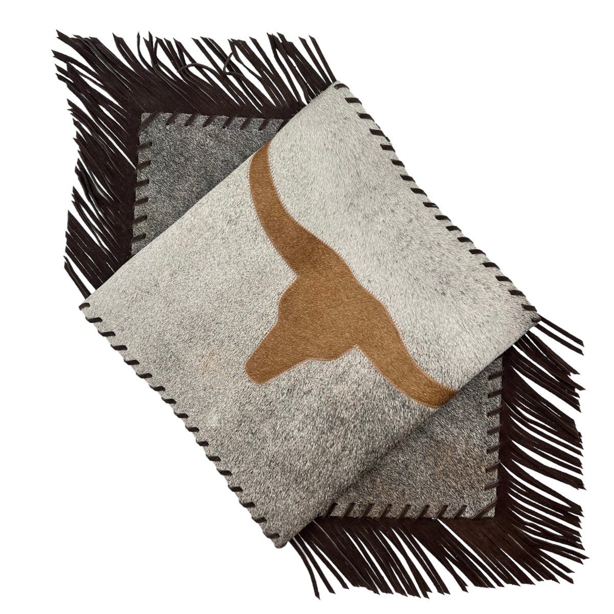 Small Cowhide Wide Table Runner