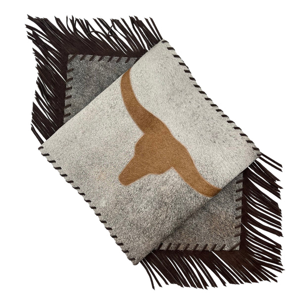 Small Cowhide Wide Table Runner