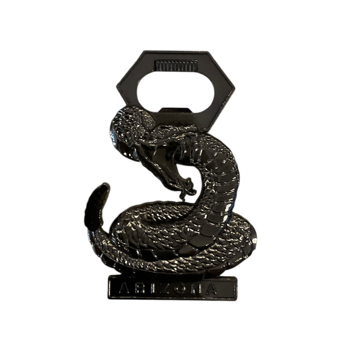 Rattlesnake Bottle Opener Magnet