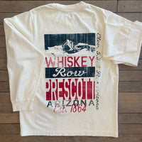 Whiskey Row Ivory Long Sleeve T-Shirt