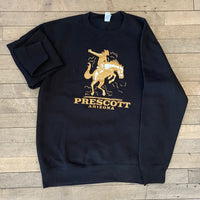 Prescott Arizona Cowboy Bronc Rider Crewneck