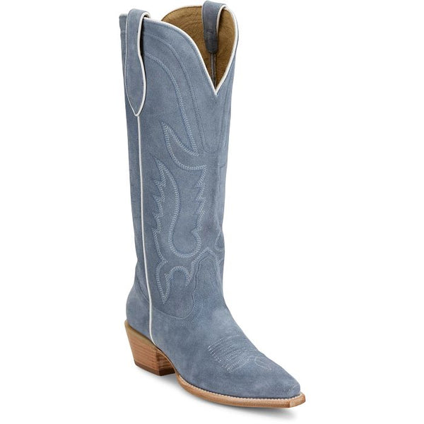 Tony Lama LIZ 15" SUEDE Cowboy Boots