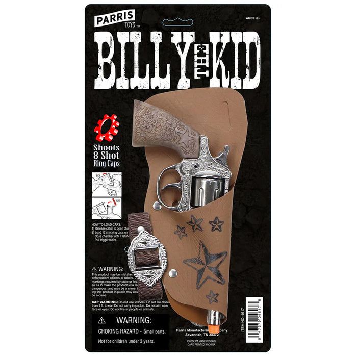 Billy The Kid Cap Gun- Shoots 8 Shot Ring Caps