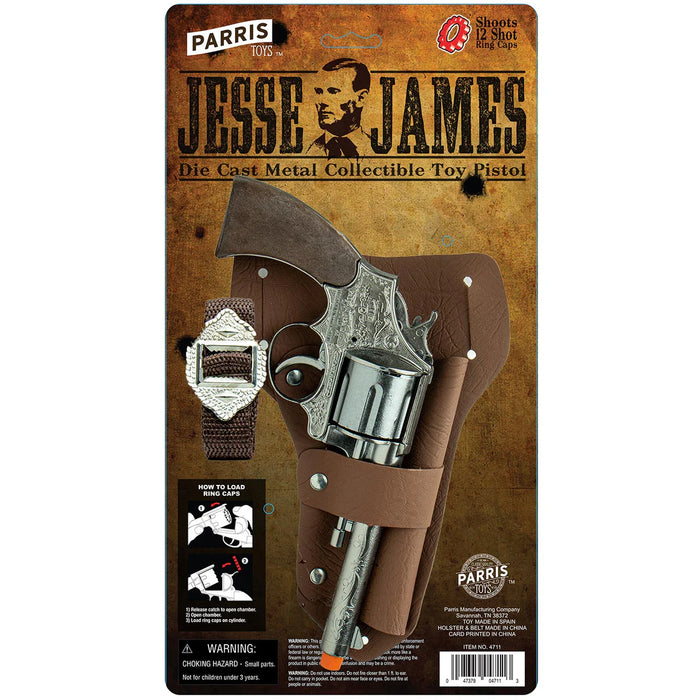 Jesse James Cap Gun - Shoots 12 Shot Ring Caps