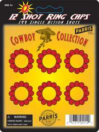 12 Shot Ring Caps- 72 Single Action Shots