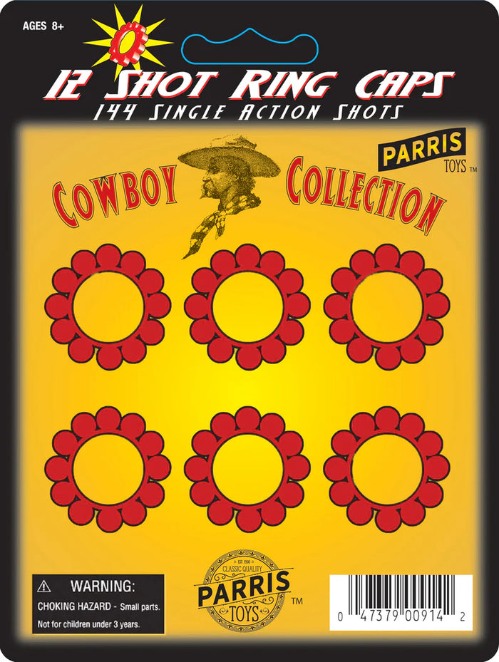 12 Shot Ring Caps- 72 Single Action Shots