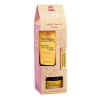 The Naked Bee Vanilla Rose & Honey Gift Collection