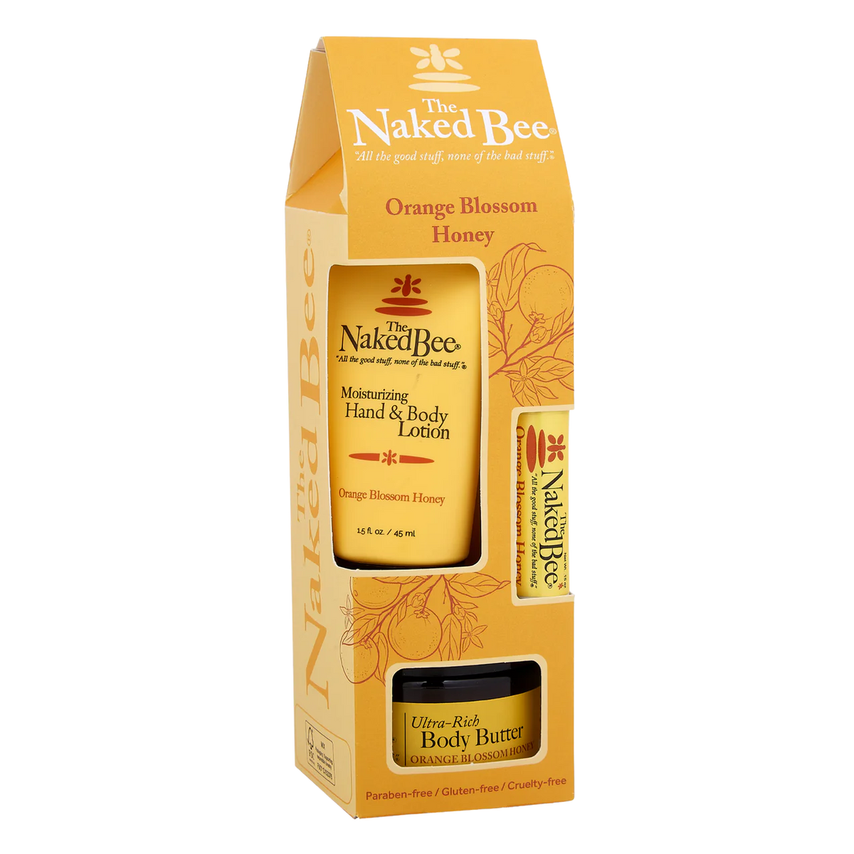 The Naked Bee Orange Blossom Honey Gift Collection