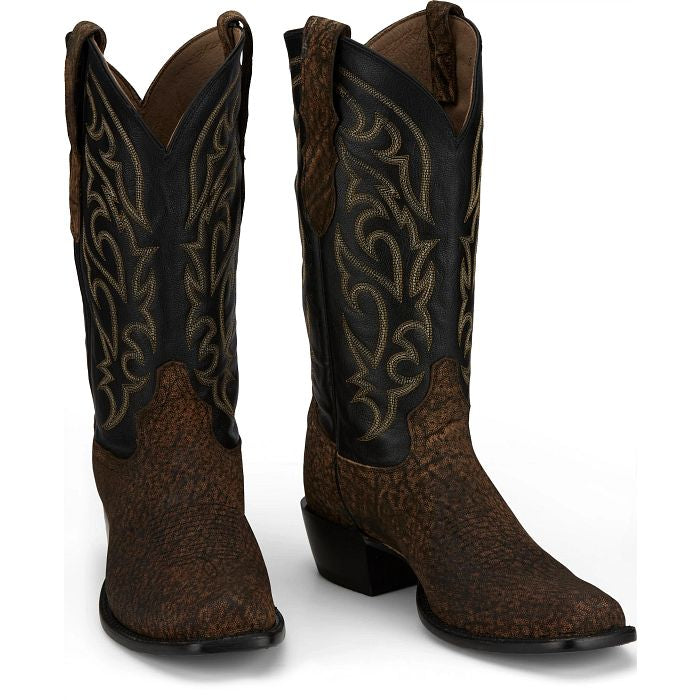Men’s Tony Lama Sebastian 13" Elephant Cowboy Boots