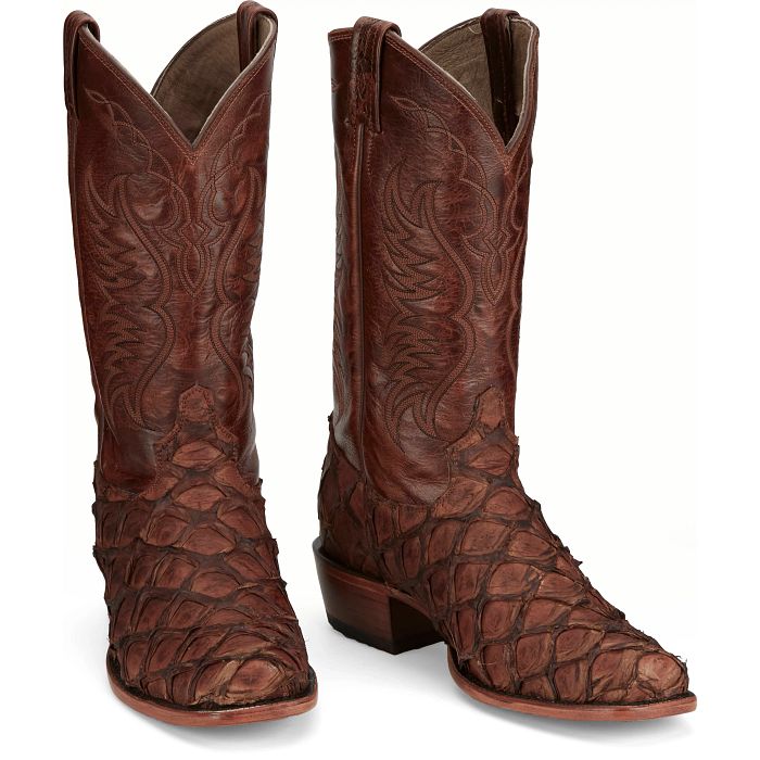 Men’s Tony Lama Rocco 13" Pirarucu Cowboy Boots